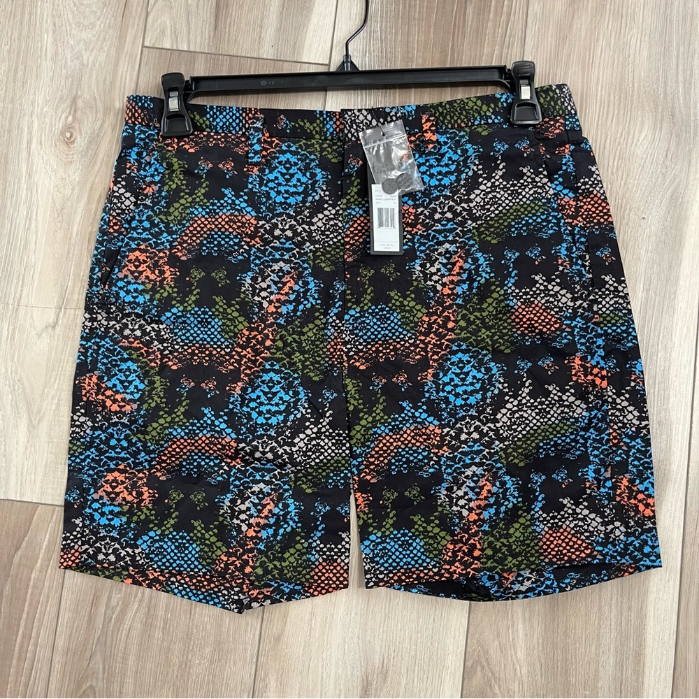 Marc by Marc Jacobs men’s shorts mid rise orange clownfish multi pattern